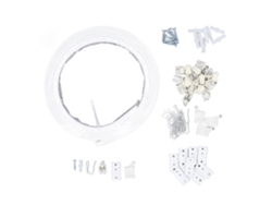 Sistema de rieles para cortinas Silent White de 2,99 m