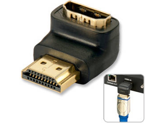 Adaptador de género LINDY HDMI 90°