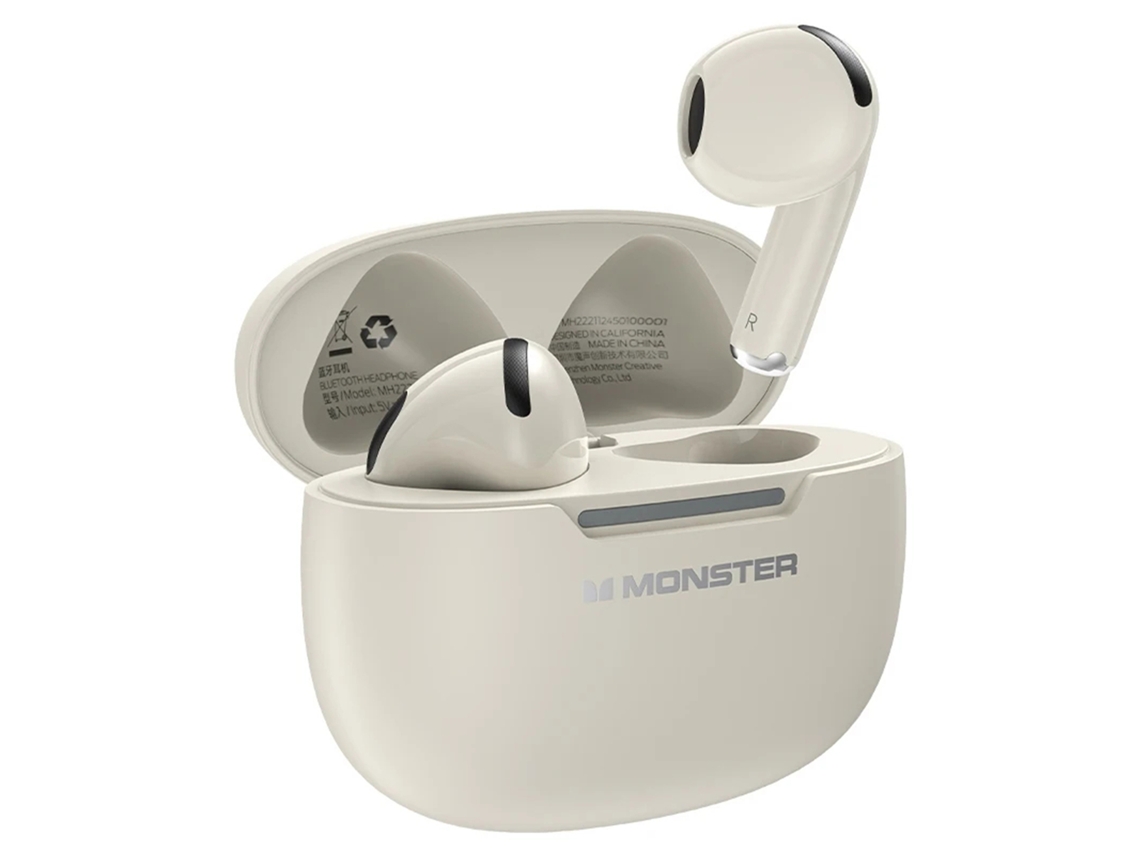 Monster N-lite208 Audífonos Inalámbricos Bt 5.4 Cancelación De Ruido Deportivos Impermeables