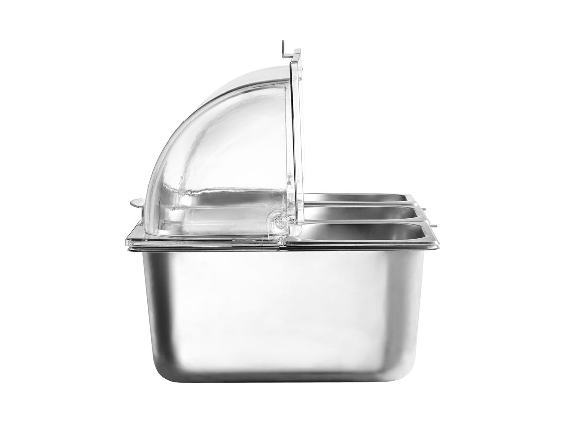 Dispensador de condimentos para catering Succebuy, recipiente para servir con 6 recipientes y tapas