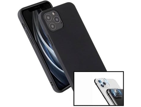 Kit Funda y Protector iPhone 12 Pro Max Rosa