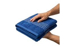 Toalla Piscina Anticloro 100% Algodón 450 G/m² Indanthren | 30 Uds. 50x100 (lavabo O Manos) Azul Royal