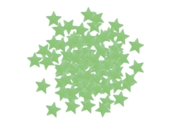 100 piezas de adhesivos luminosos de estrellas, decoración para techo o pared Kofihety