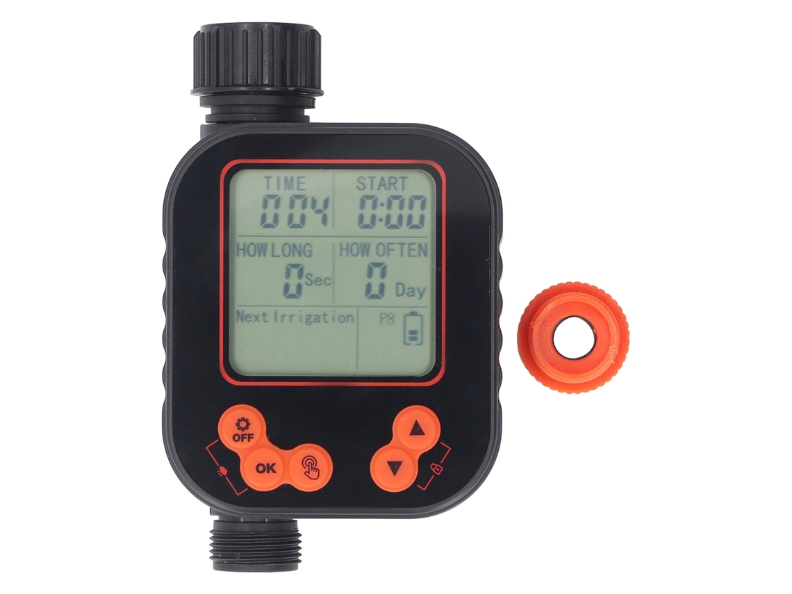 Temporizador De Riego Automático Programable Con Sensor De Lluvia Y Pantalla Lcd Para Grifo G3/4