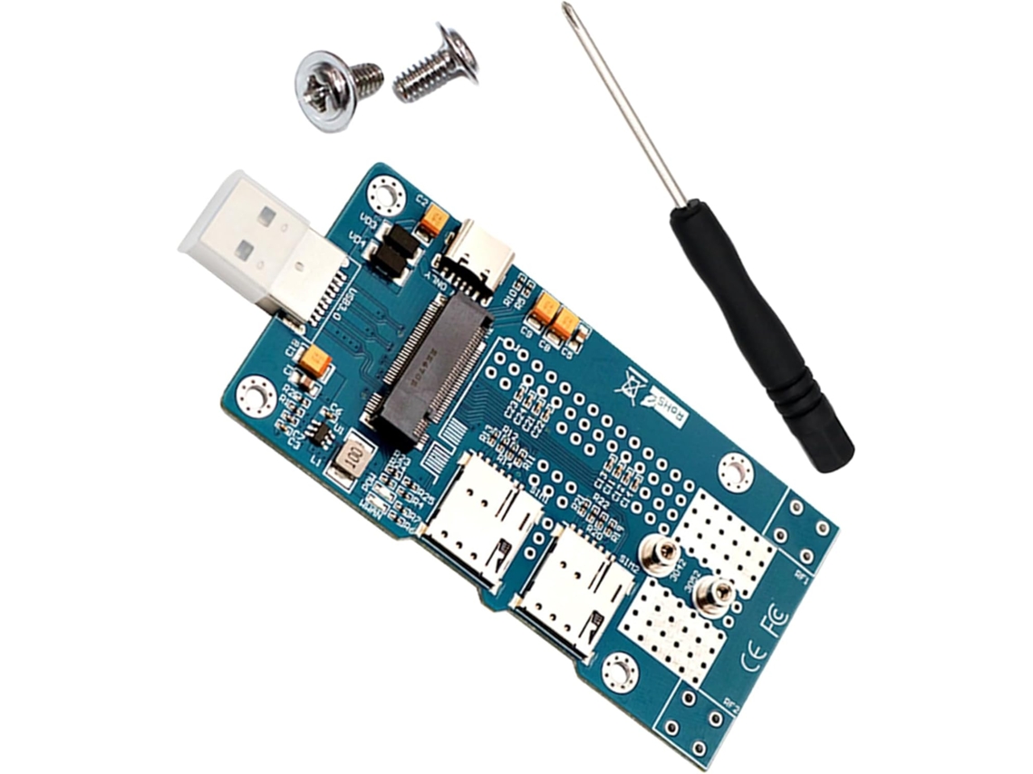 Convertidor Usb 3.0 De Doble Ranura Para Tarjetas Auxiliares 3g/4g, Módulo De Expansión Para Pc De Escritorio