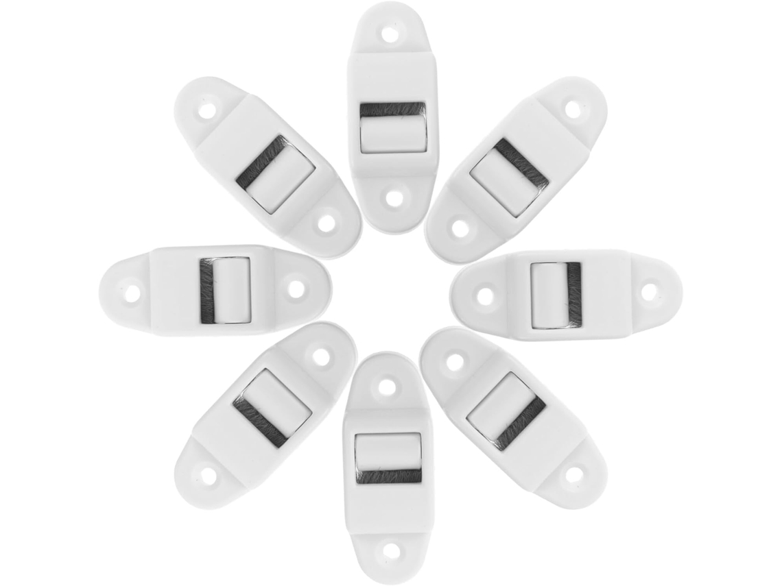 Kit de guía de correa para persianas enrollables Gokoco con 8 piezas, cepillo de limpieza interior y kit de limpieza