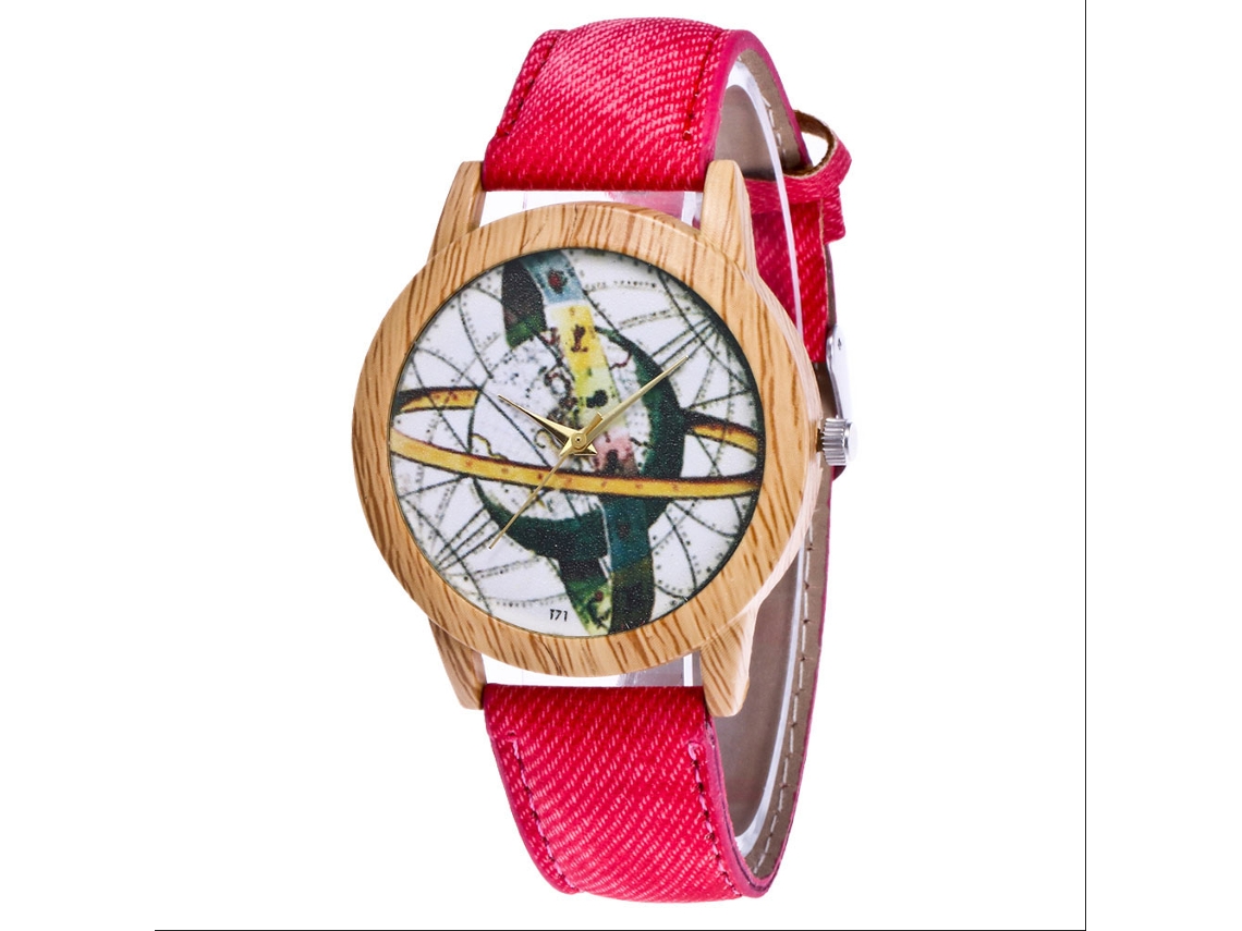 Reloj De Pulsera De Cuarzo Sencillo Para Mujer Vansvar Con Correa De Pu En Blanco Y Negro.
