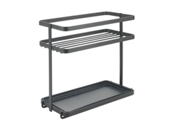 Metaltex Metaltex Tokyo Lava Especiero 2 Estantes. Acabado Touch Therm. Color Negro