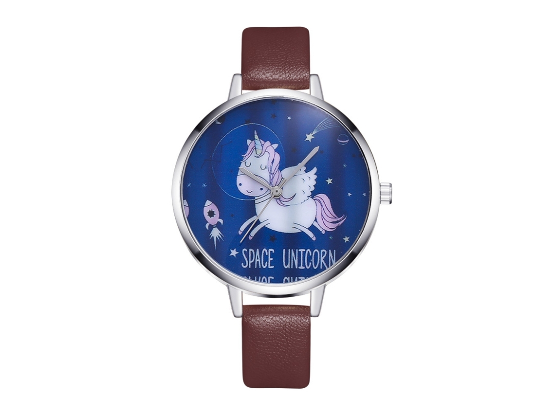 Elegante Reloj De Pulsera Analógico Con Bisel Redondo Y Movimiento De Cuarzo Marrón.