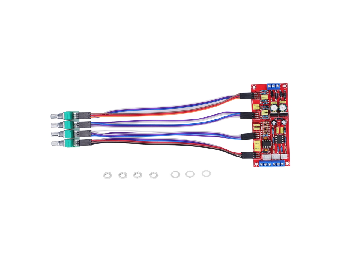 2026velora-módulo Preamplificador Tone Board Hifi Ne5532 Con Control De Graves, Agudos, Balance Y Volumen