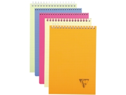 Bloc de Notas Espiral CLAIREFONTAINE Linicolor Din A5 Cuadrado