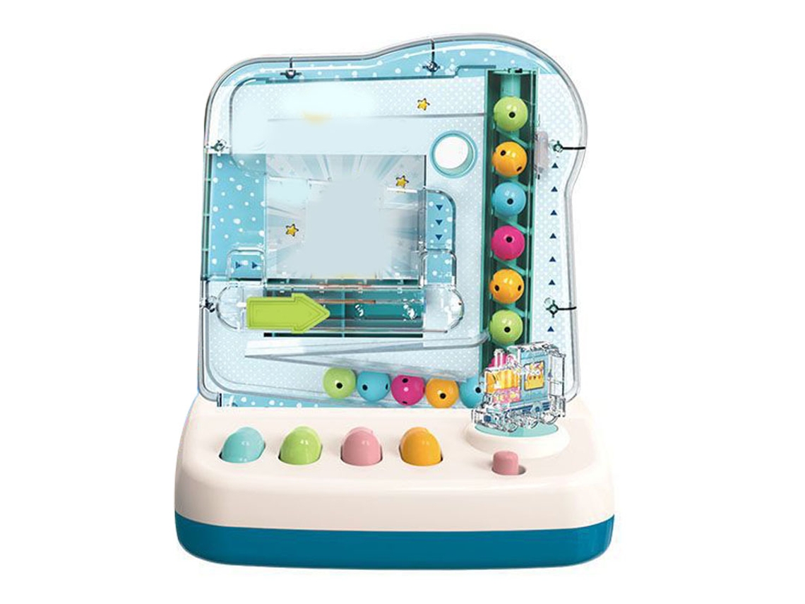 -jugueteeducativo De Pista De Bolas Rodantes Interactivo Para Niños Niñas Regalo Ideal Azul