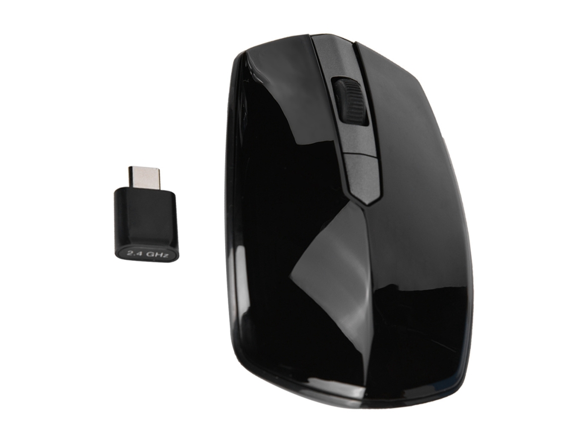 Ratón inalámbrico EOOCOO (interfaz USB-C, conexión inalámbrica de 2,4 GHz)