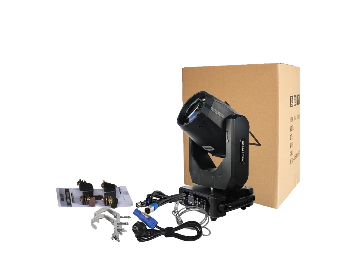 Luz portátil, modos de control versátiles, opciones de colores vibrantes, 275 W, enchufe europeo.