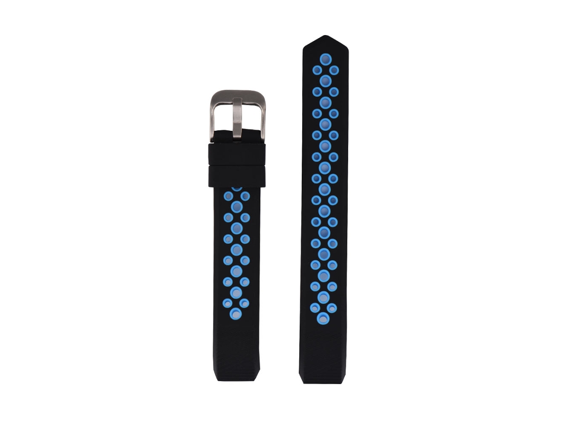 Banda De Repuesto De Silicona Para Fitbit Alta/alta Hr Con Diseño De Agujeros Redondos Bicolor