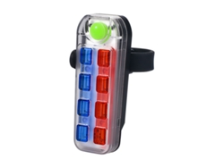 Mini luz LED de policía impermeable y a prueba de golpes con 5 modos de flash para bicicletas, luces traseras de ciclismo, lámpara de advertencia de seguridad Jytgalx