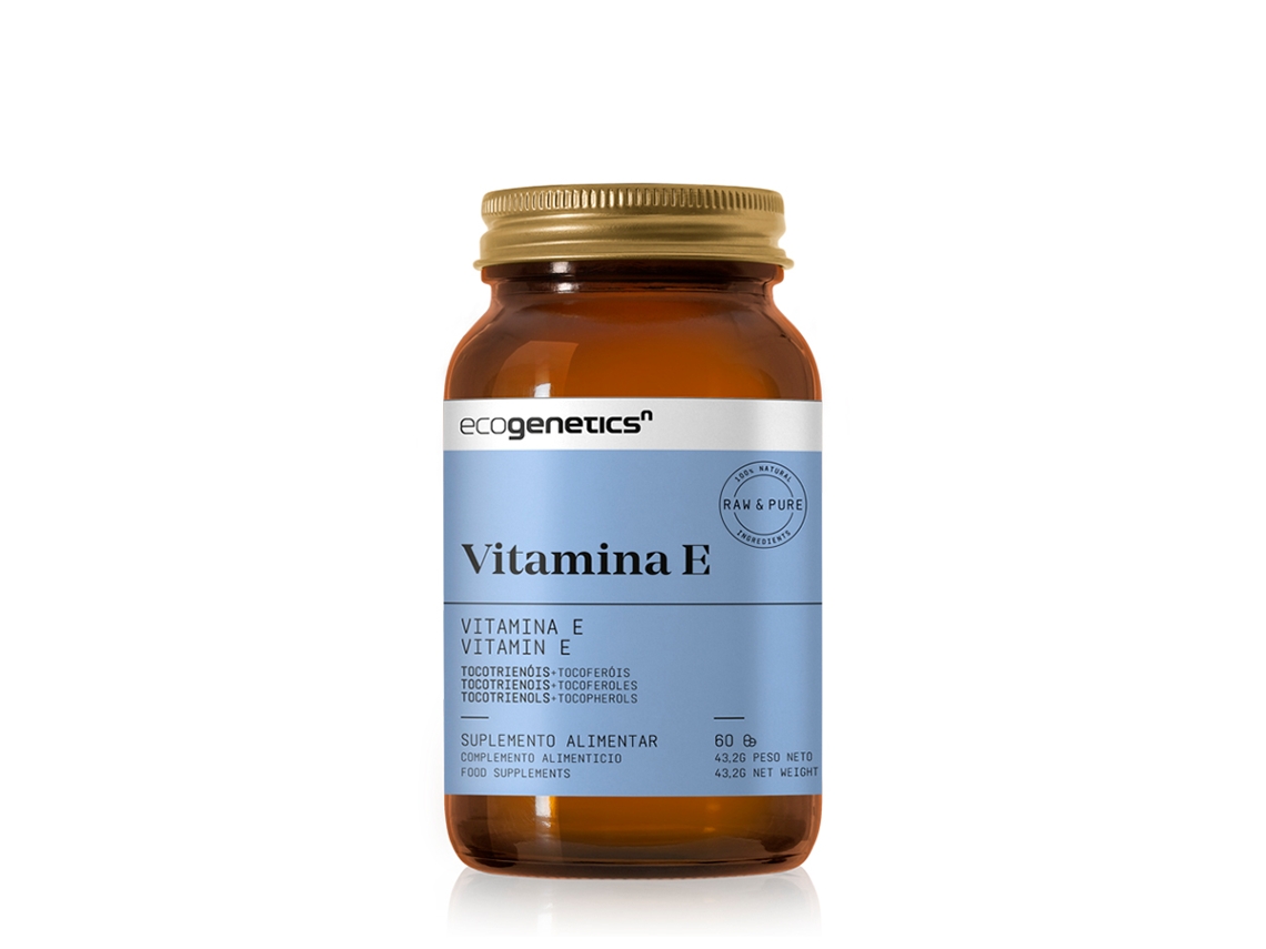 Complemento Alimentar ECOGENETICSN Vitamina E (60 Cápsulas)