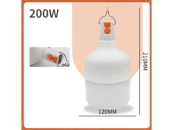 2026-bombilla Recargable Luz De Mercado Nocturno Luz De Puesto Exterior Hogar Emergencia Carga Usb