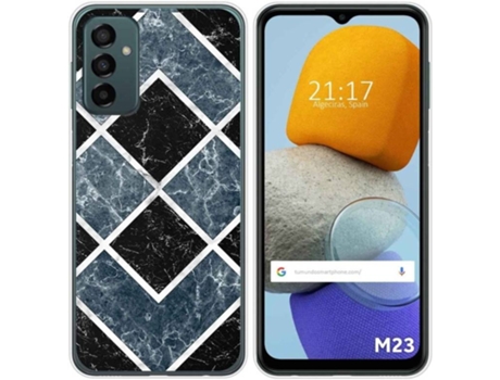 Carcasa para Samsung Galaxy M23 5G TUMUNDOSMARTPHONE Dibujos Mármol 06 Multicolor