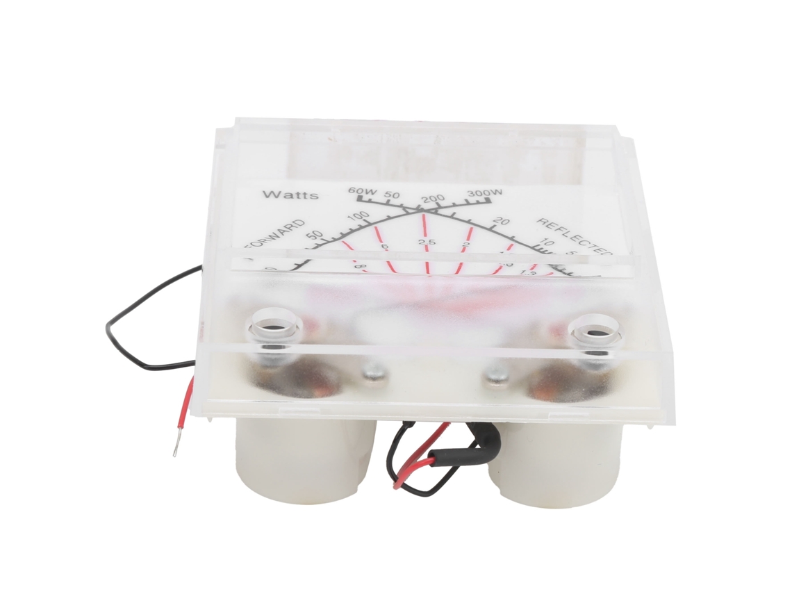 Medidor De Potencia Swr/watt De Doble Aguja De 60/300 W Con Panel Iluminado Para Transmisor.