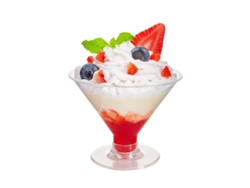RNEMITERY Copa de Postre Plástico Mini 50 Unidades - Copa Redonda Transparente Reutilizable para Postres, Degustación y Muestras