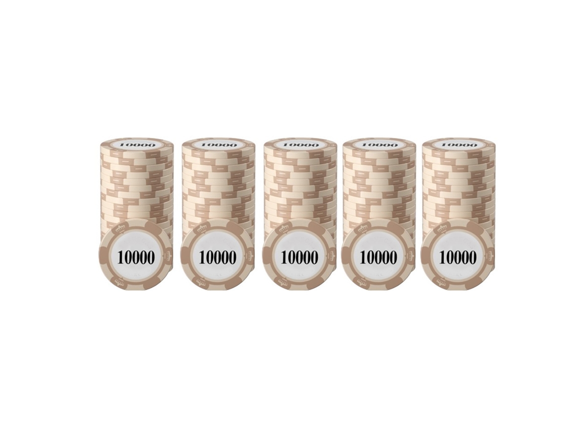 Dan26-set De 20 Fichas De Póker Profesionales Con Impresión Clara Y Números Grandes Para Juegos De Mesa 10000