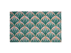 Tapete De Entrada Tatalik Verde 45 X 75 Cm Fibra De Coco