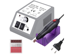 Lima eléctrica para uñas para manicura y pedicura - Lima eléctrica para uñas - Lima eléctrica profesional para uñas - 20.000 RPM - Gris