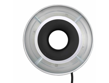 Reflector Pan GODOX Para Ring Flash Head R1200 Plata