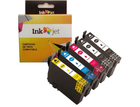 Pack 5 Cartuchos de Tinta Compatibles Epson 502XL C13T02W14010 C13T02W24010 C13T02W34010 C13T02W4010