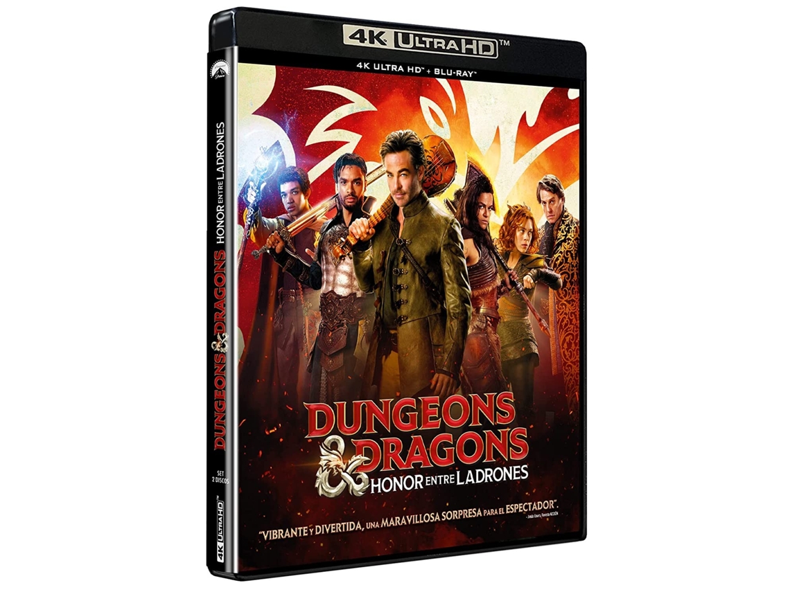 Blu Ray Dungeons & Dragon 4K Ultra Hd - Dungeons & Dragons: Honor Entre Ladrones
