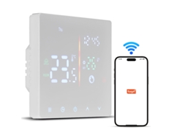 Termostato Inteligente Programable Wifi Con Pantalla Táctil Para Calefacción Por Agua Y Electricidad.