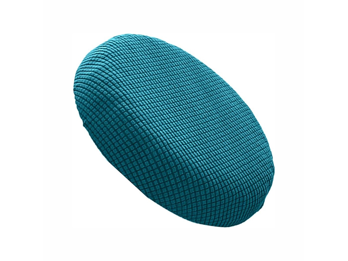 Funda elástica azul para taburete de Rnemitery