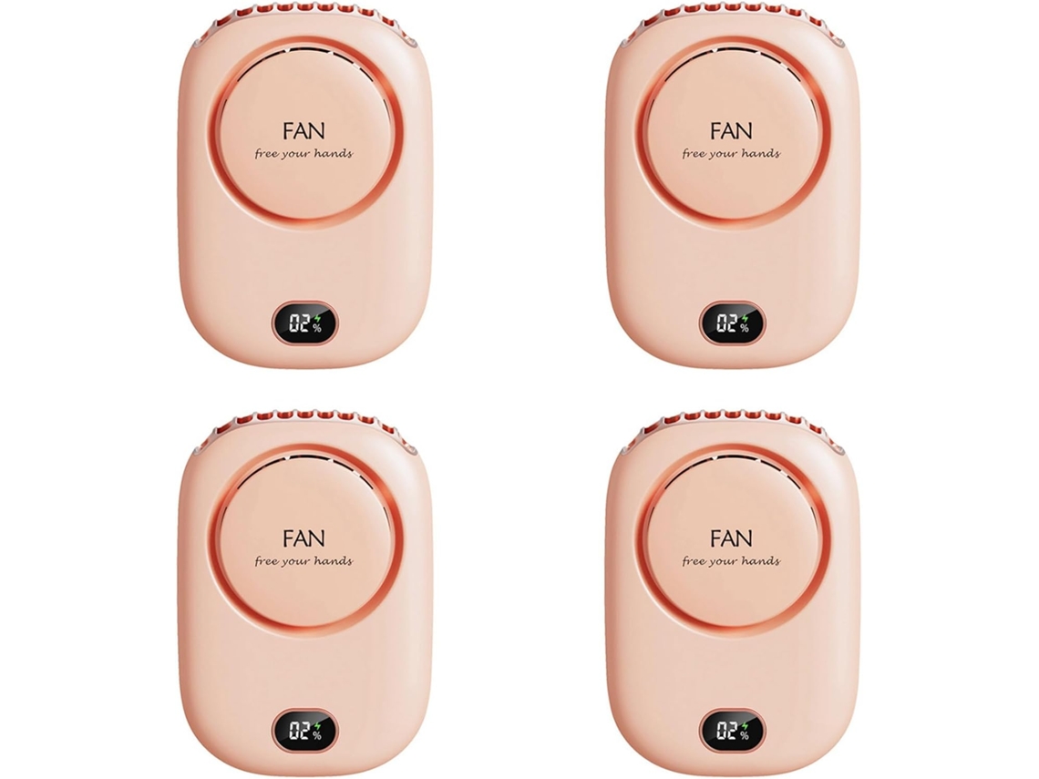 4 Mini Ventiladores Usb Recargables, Ventiladores De Viaje.
