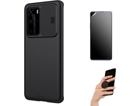Kit Carcasa, Protector Y Soporte Huawei P40 Pro Ultimatte Nillkin Camshield