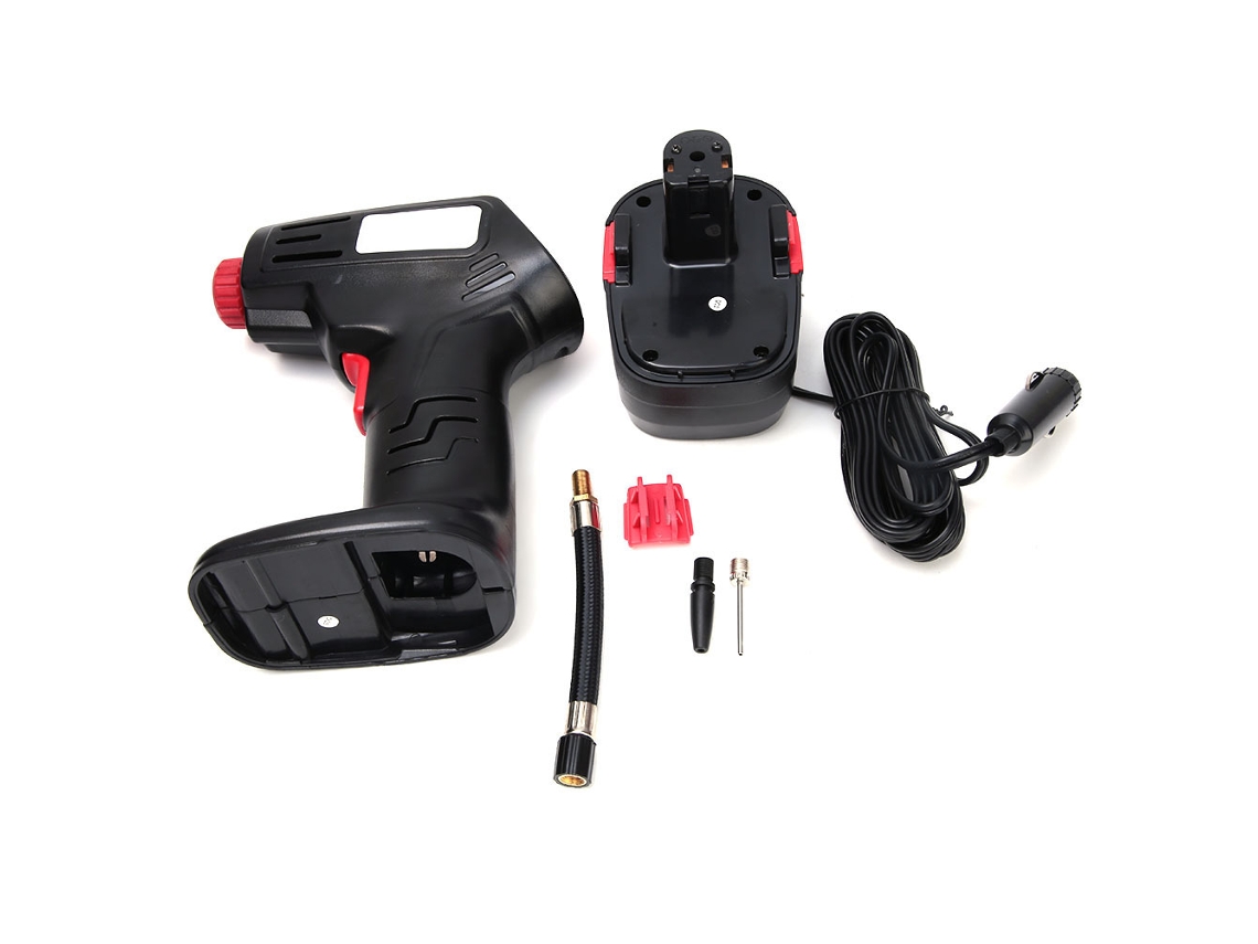 Bomba Infladora Portátil De Aire 12v Para Neumáticos Y Pelotas, Alta Presión 100 Psi, Herramienta Para Coche