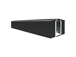 Cobertizo VIDAXL Antracita Acero (257x779x181 cm)