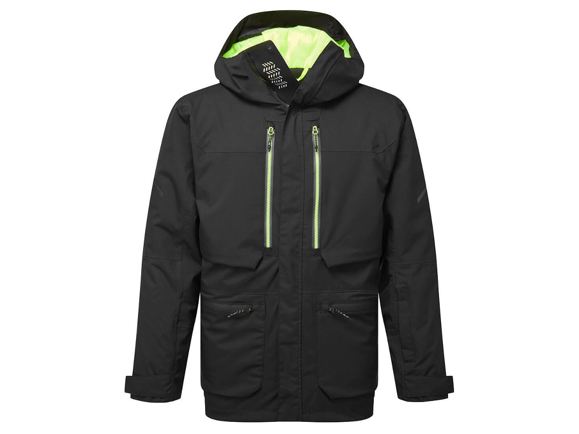 Parka Ev4 Winter: Calidez Y Comodidad Negro Altos / Xl