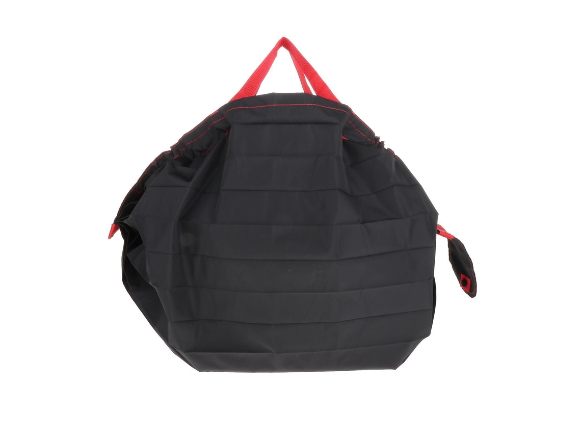 Bolsa de compras grande, plegable y reutilizable para mujer, color negro. GOKOCO