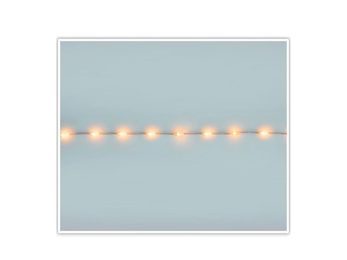 Grinalda de Luzes Led Soft Wire 8 Funções 3,6 W Blanco Quente 45 M