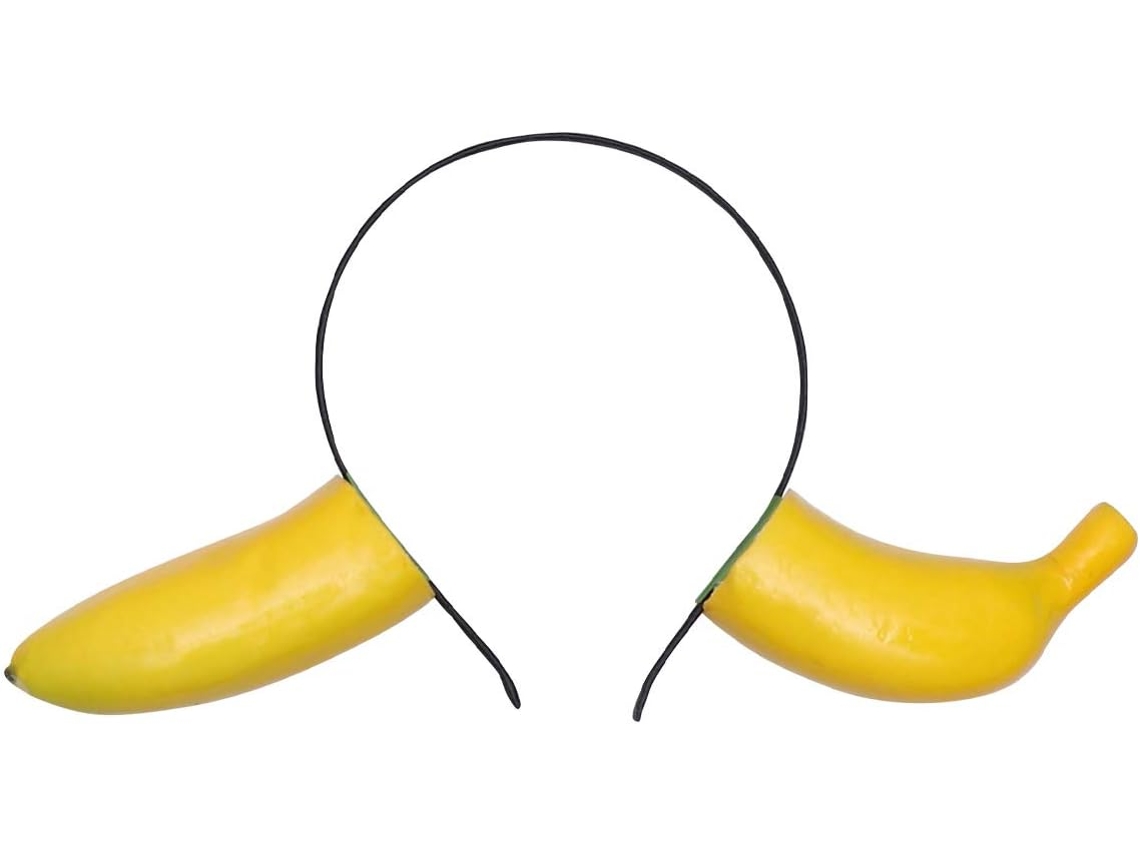 Nuobesty Tiara De Banana De Espuma Divertida, Tiara Leve Para Mulheres, Acessório Para Festas E