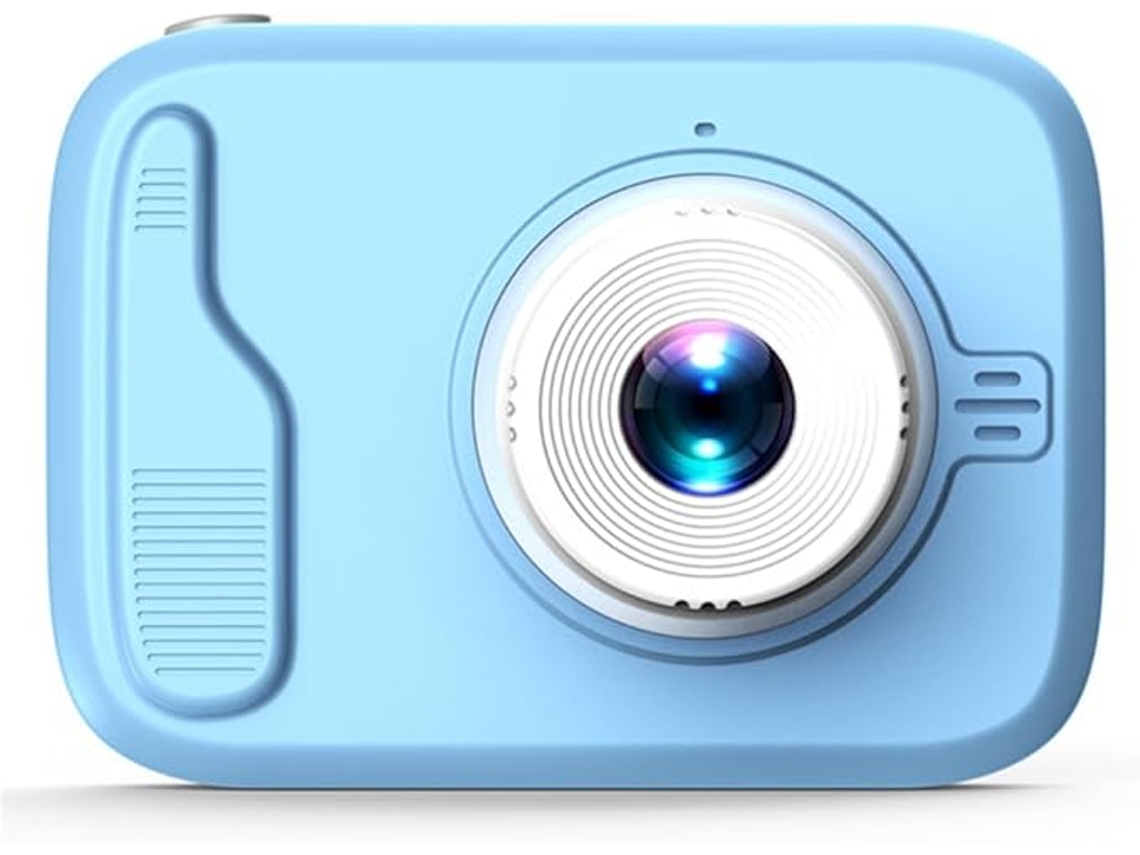 Cámara digital para niños de 20 millones de píxeles HD con enfoque automático y doble lente azul