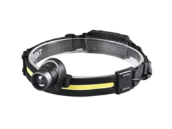 Linterna frontal COB multifuncional Yunzii, linterna frontal de inducción para pesca nocturna, silicona negra