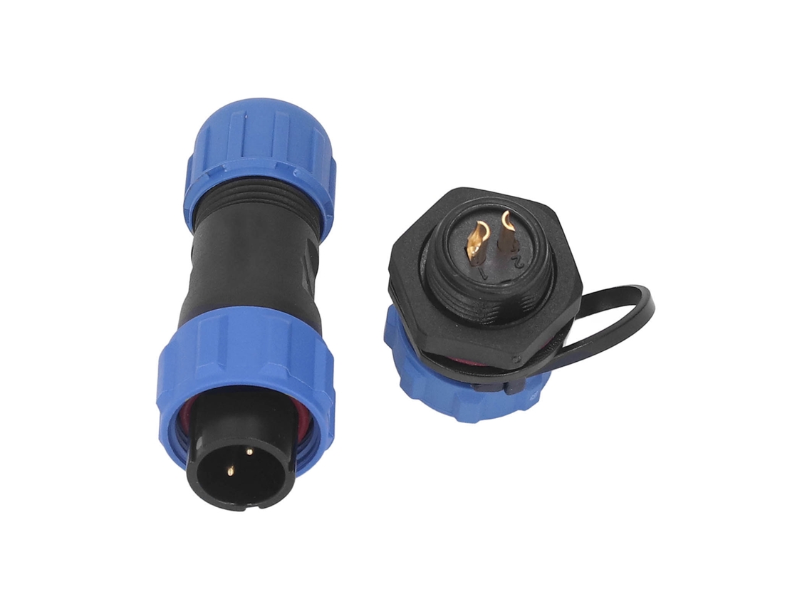 Conector Aviatic De 2 Pines, Enchufe/toma De Corriente Impermeable Ip68 Para Cable Eléctrico, Fácil Instalación.