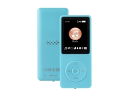 Reproductor MP3 Chrui con tarjeta de memoria de 64 GB y auriculares (azul)