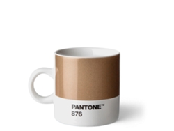 Taza de Expreso BEBLAU Pantone Copenhagen Design 876 (120 ml - Bronze)