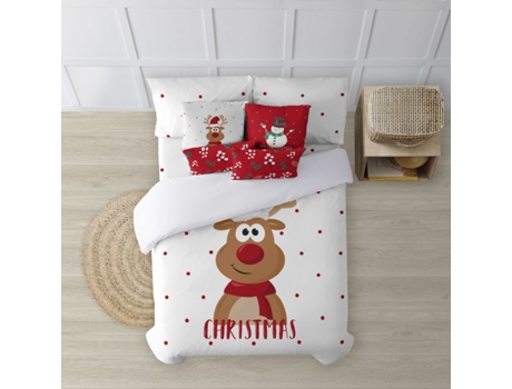 Funda Nórdica MUARE HOME Christmas (135 (220 x 220) - Algodón - Multicolor)