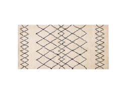 Alfombra de pelo corto BELIANI Havsa de Poliéster Beige 80x150