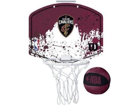 Canasta de Baloncesto WILSON NBA Cleveland Cavaliers Mini Rojo (Única)