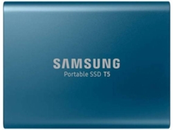 Disco SSD Externo SAMSUNG T5 (275 GB - USB 3.0 - 540 MB/s) — 250 GB